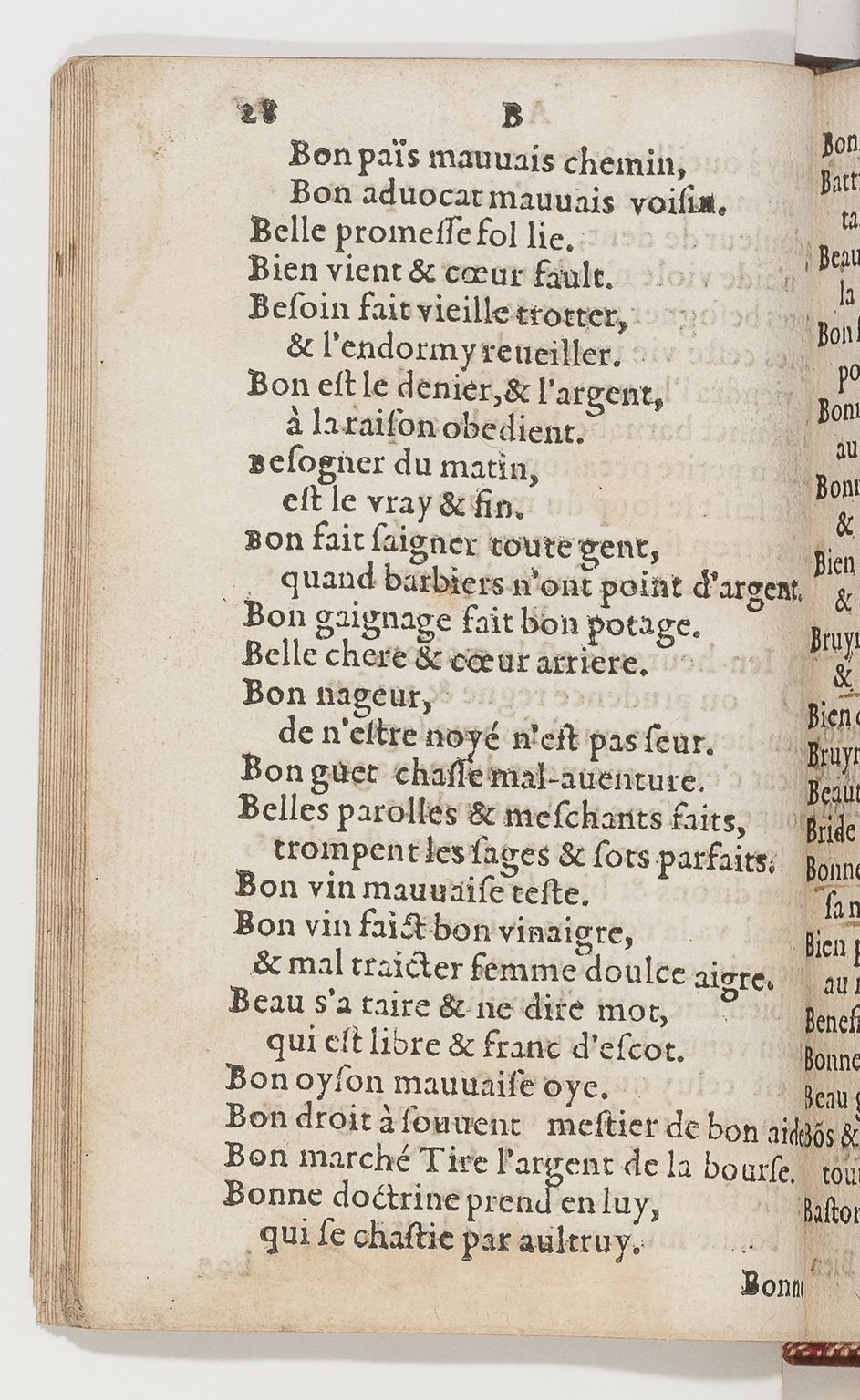 1577 - Jean d’Ogerolles - Trésor de sentences dorées - BnF Arsenal