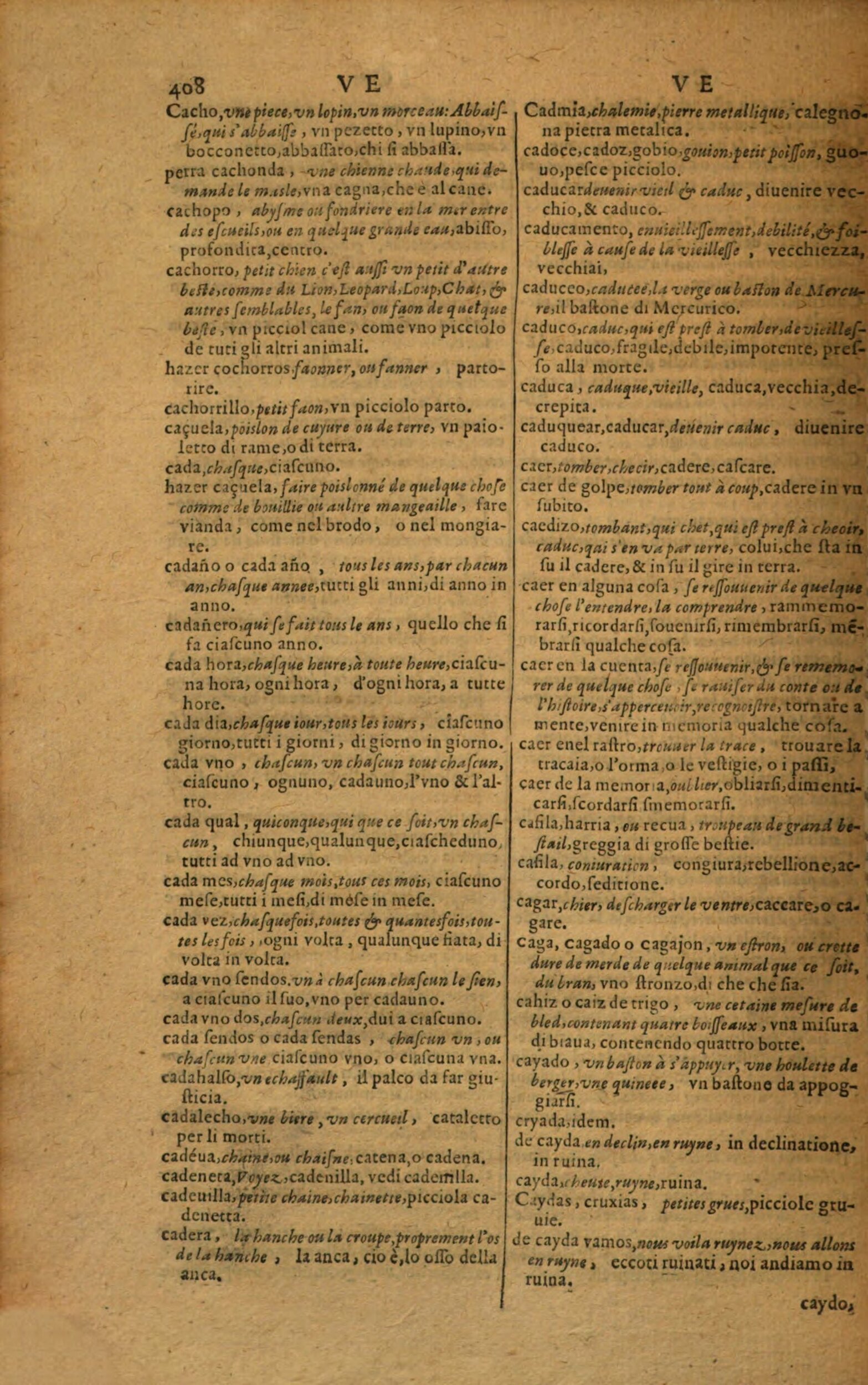 1617 - Samuel Crespin - Trésor des trois langues espagnole, française et italienne (Première partie) - Regensburg