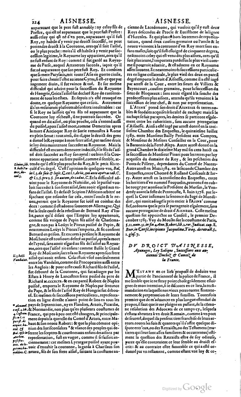1629 - Veuve Nicolas Buon - Trésor du droit français (29620 T. 1) - BM Lyon