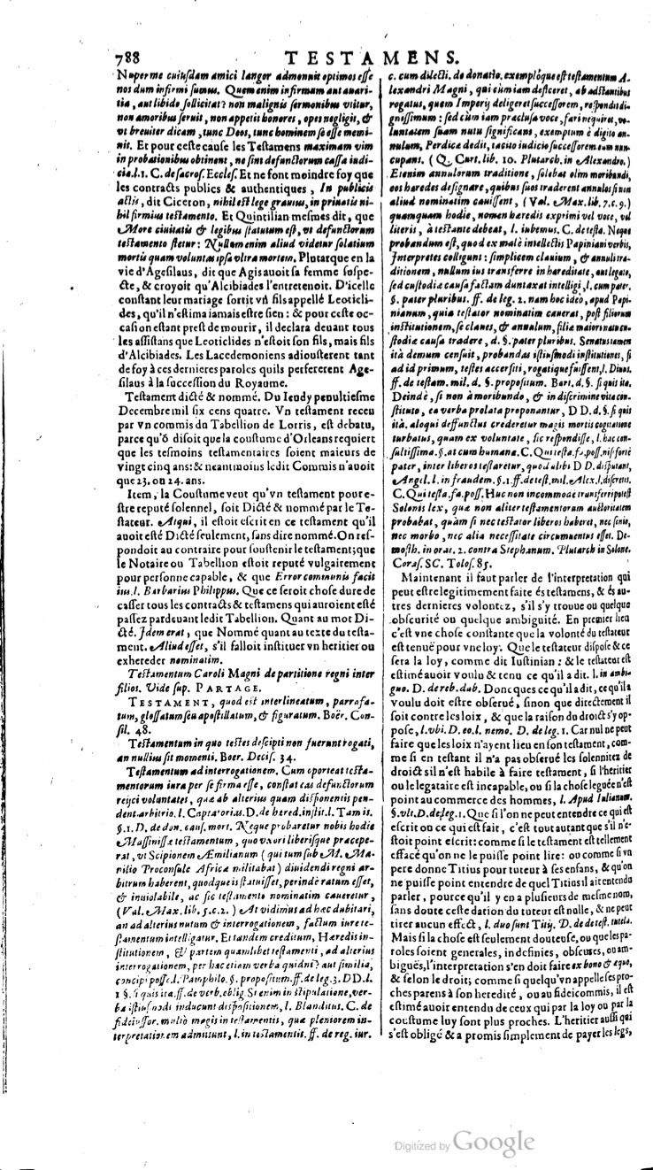 1629 - Veuve Nicolas Buon - Trésor du droit français (21754 T. 3) - BM Lyon