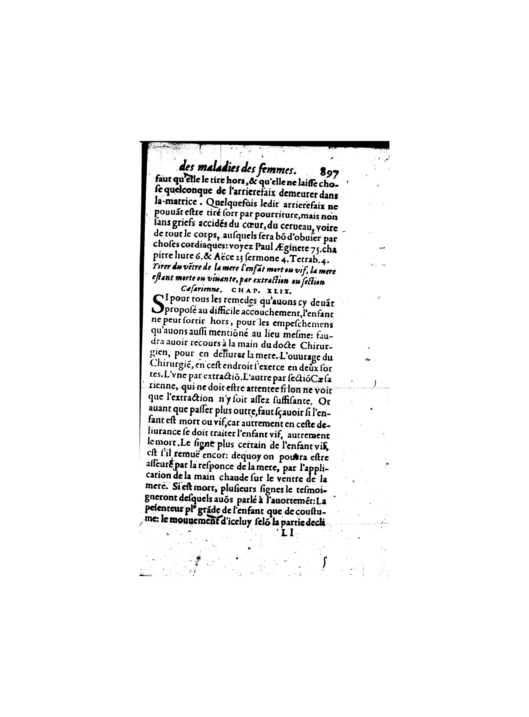 1587 - Jacques du Puis - Trésor des remèdes secrets pour les maladies des femmes - BnF