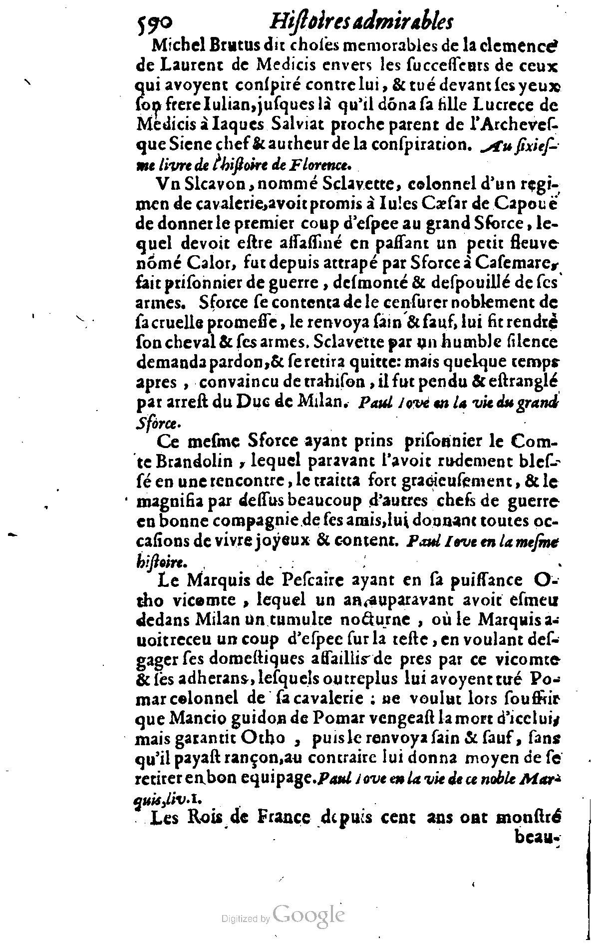 1628 - Jacques Crespin - Trésor d’histoires admirables et mémorables - BSB Munich