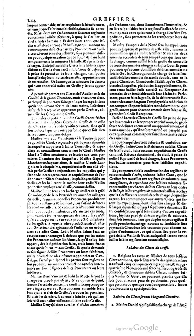 1629 - Veuve Nicolas Buon - Trésor du droit français (21754 T. 2) - BM Lyon