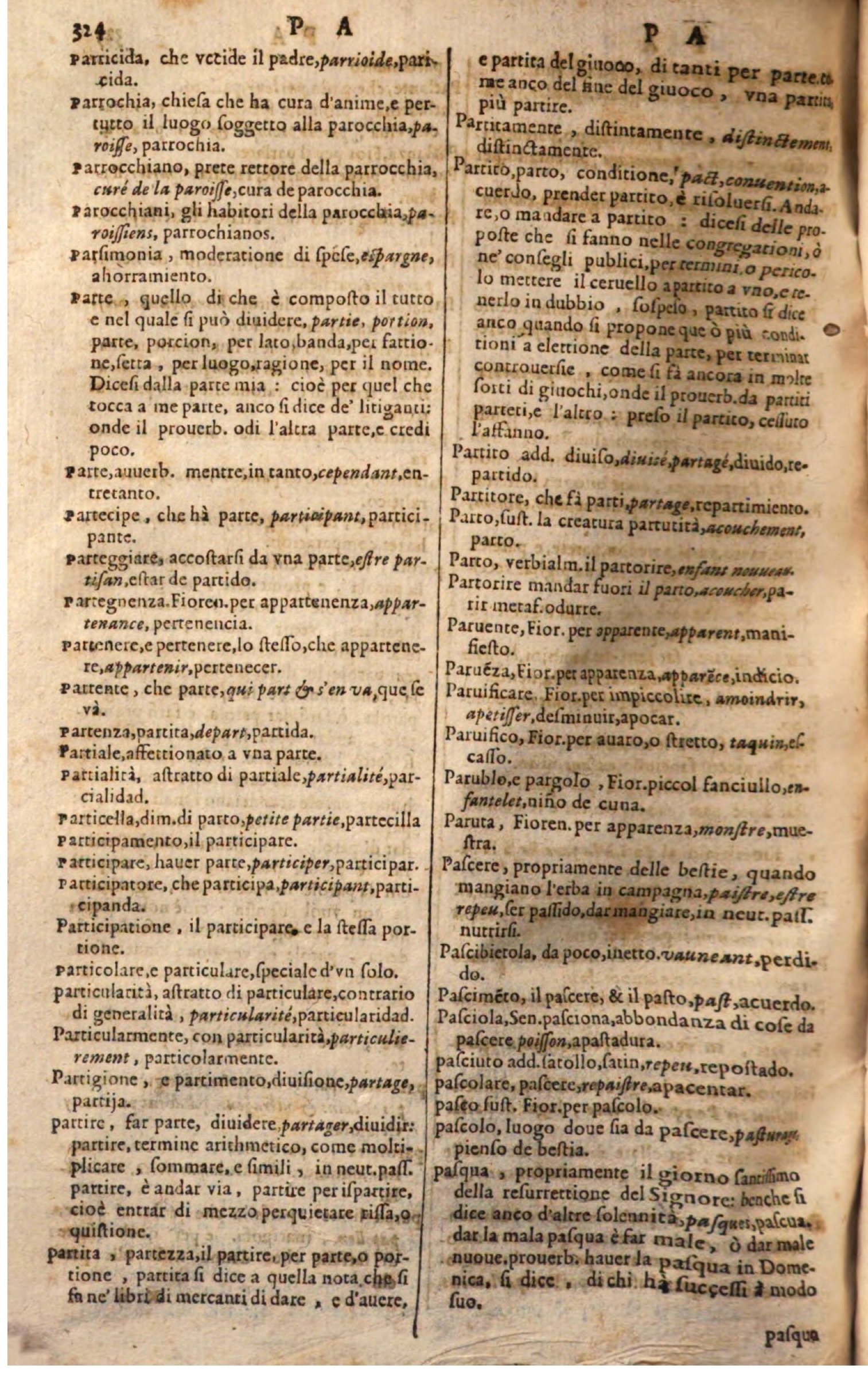 1644 - Jacques Crespin - Trésor des trois langues - Passau