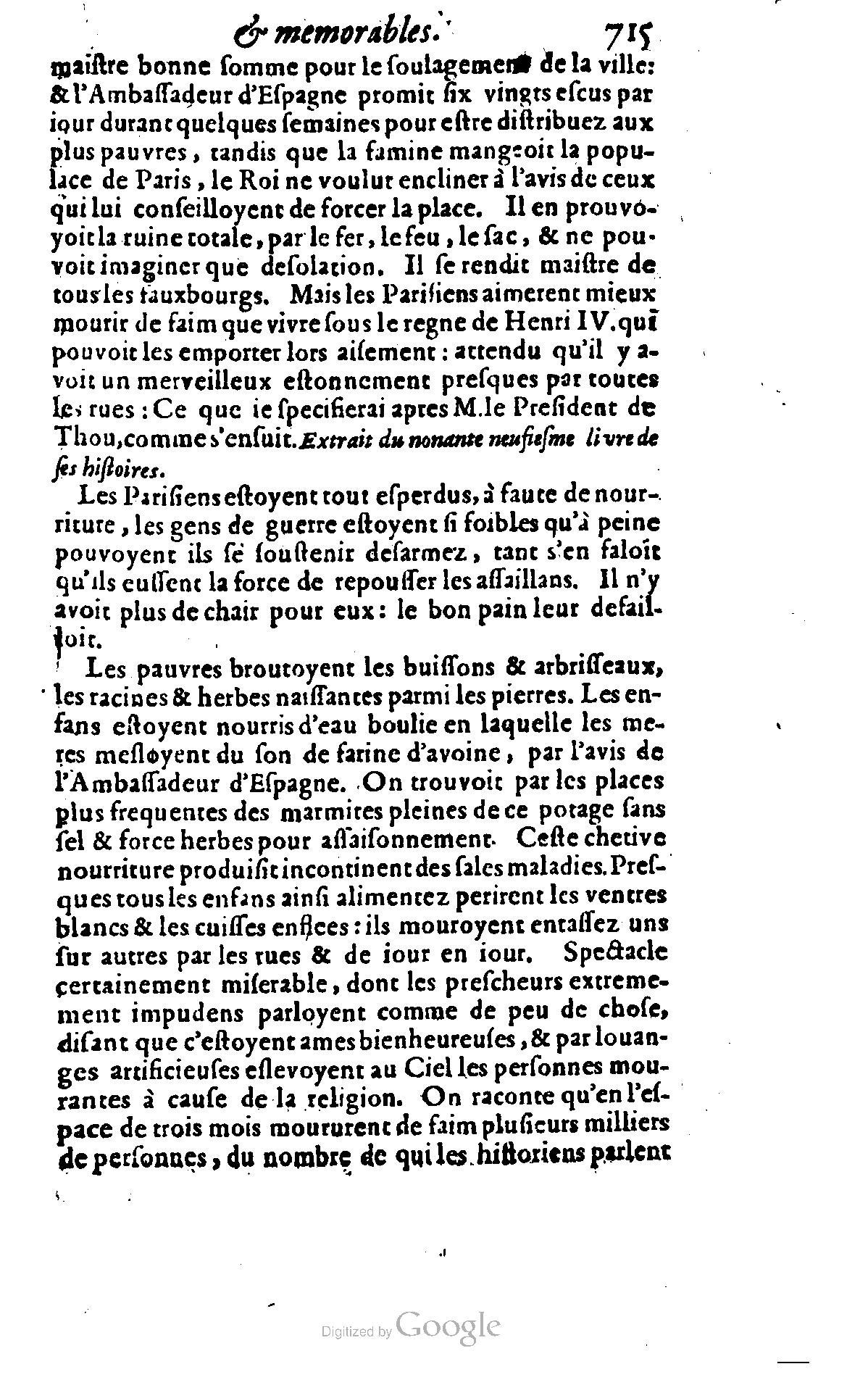 1628 - Jacques Crespin - Trésor d’histoires admirables et mémorables - BSB Munich