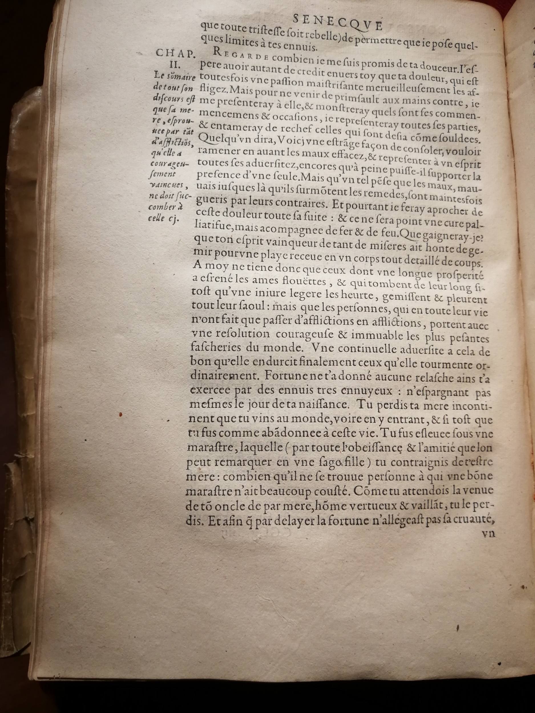 1595 - Jean Houzé - Œuvres morales et mêlées de Sénèque, Trésor de philosophie morale - T. 1 - BnF