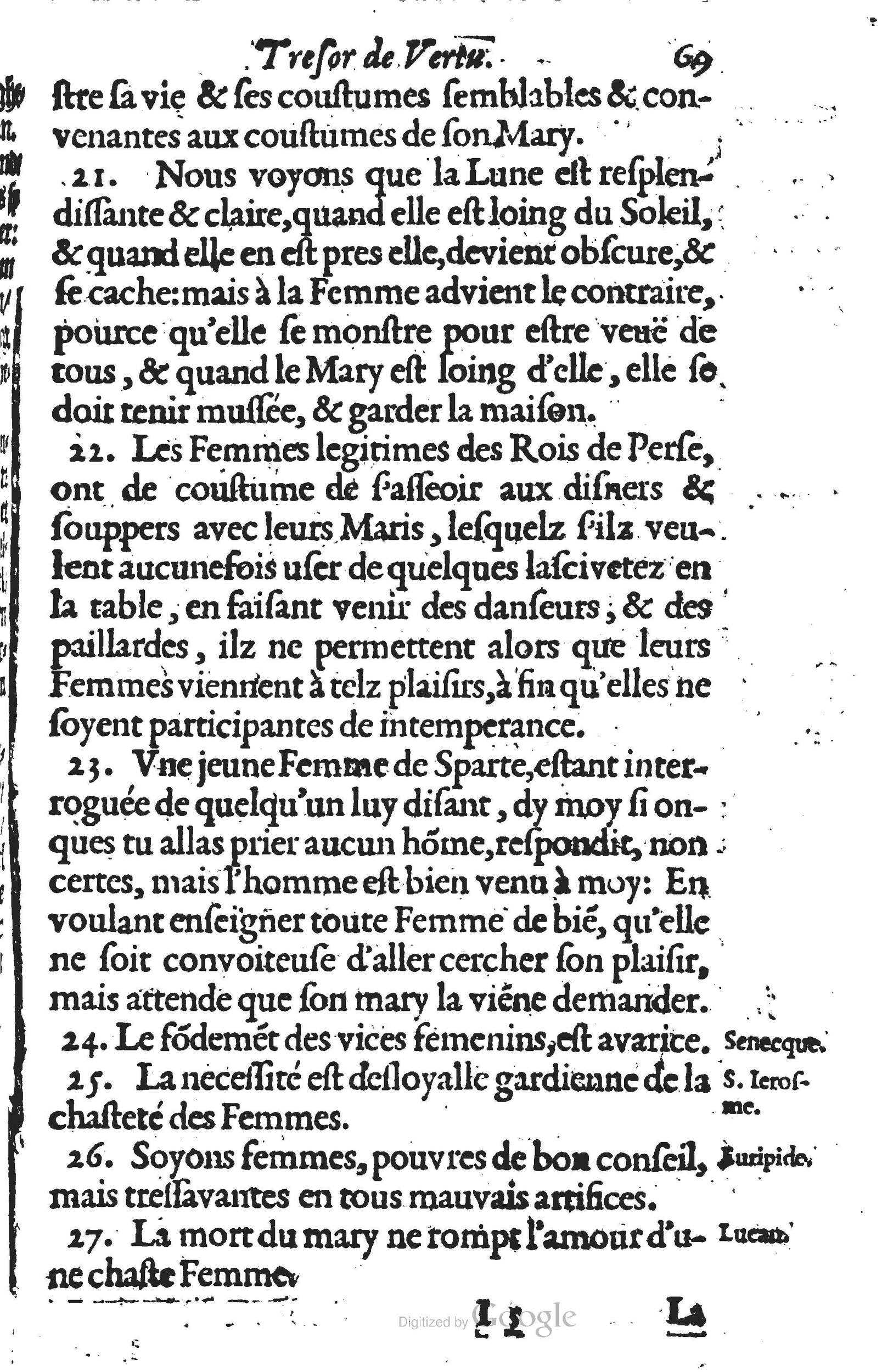 1594 - Cornelis Claesz - Trésor de vertu - BU Leiden 1594 - Cornelis Claesz - Trésor de vertu - BU Leiden