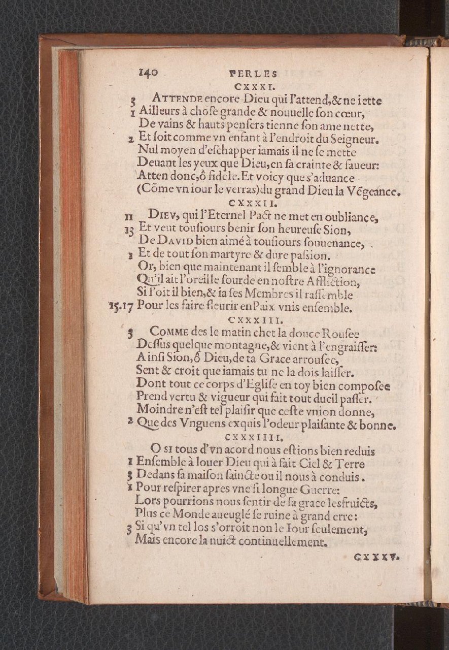 1577 - Jean de Laon - Trésor des 150 psaumes de David - Genève