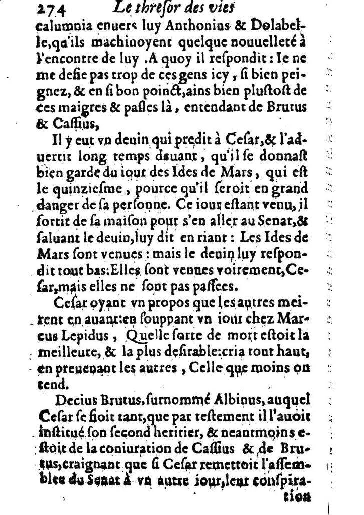 1611 - Pierre Rigaud - Trésor des vies de Plutarque - BM Lyon