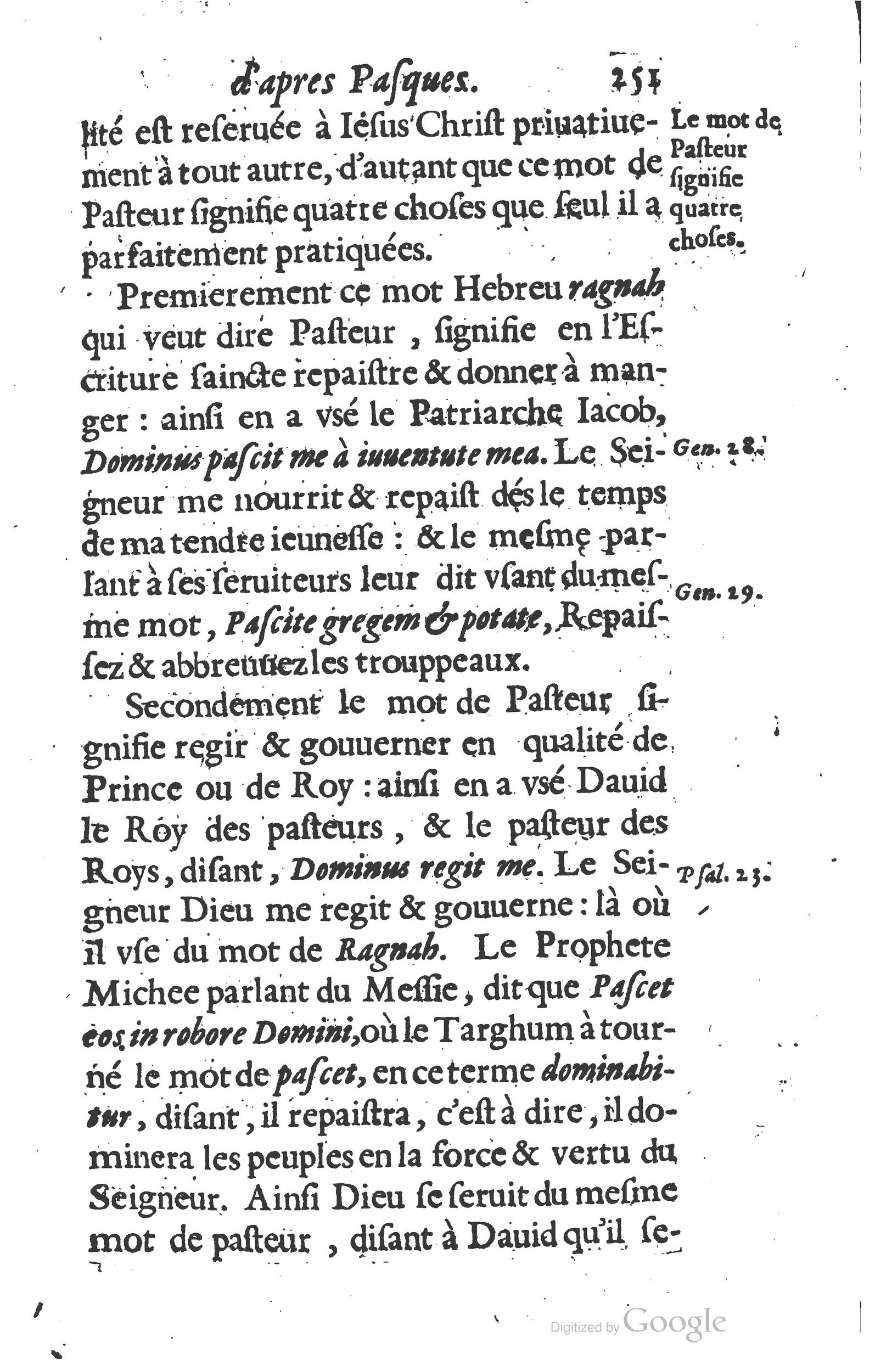 1629 - Manassés de Préaulx - Sermons ou Trésors de la piété chrétienne - BM Lyon