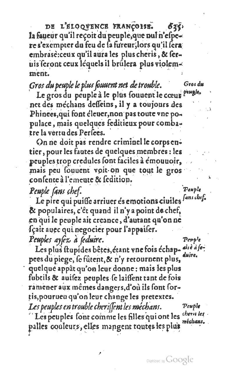 1610 - Louis Coste - Trésor de l’éloquence française (Seconde partie) - BM Lyon