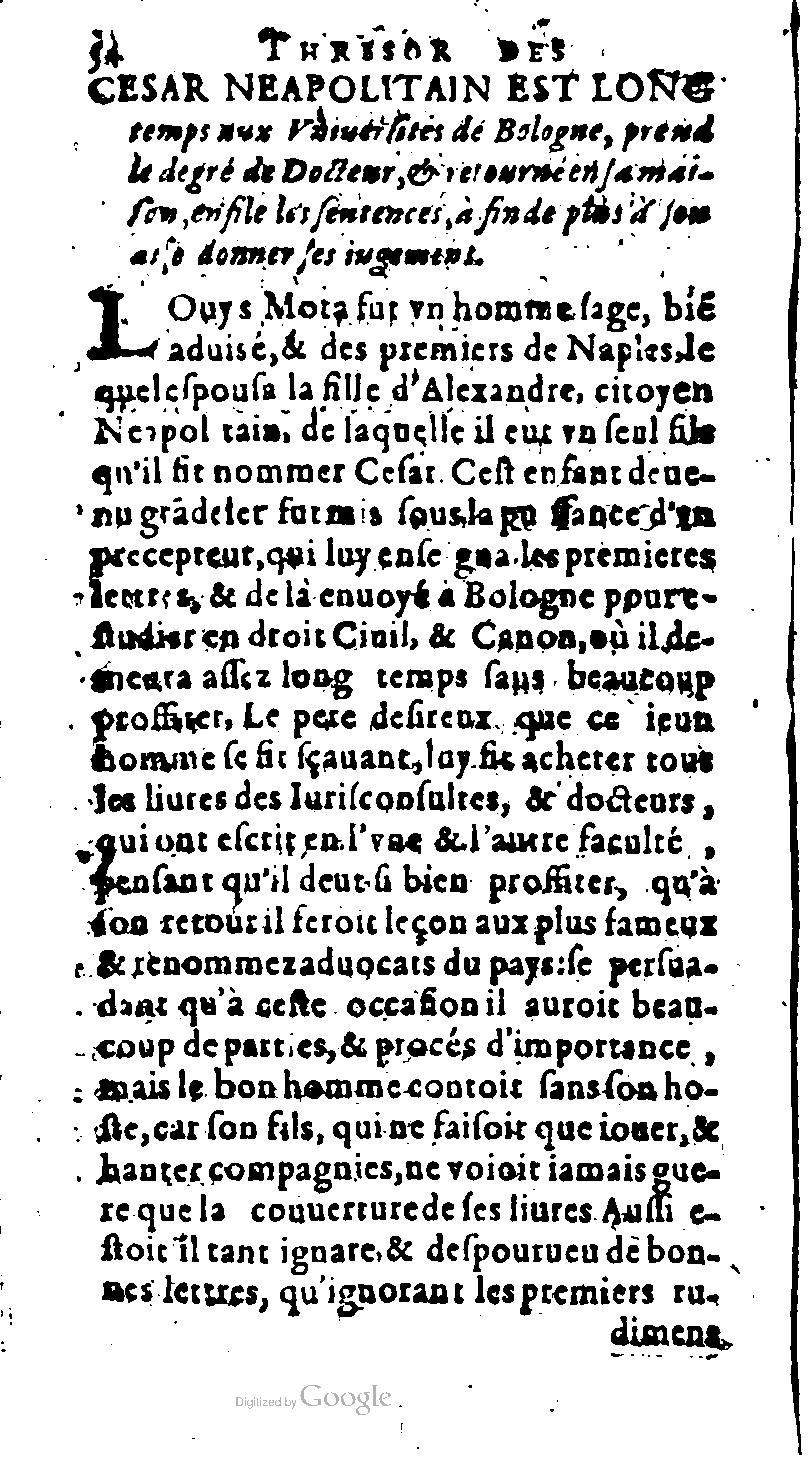 1616 - Balthazar Bellère - Trésor des récréations - NK ČR Prague