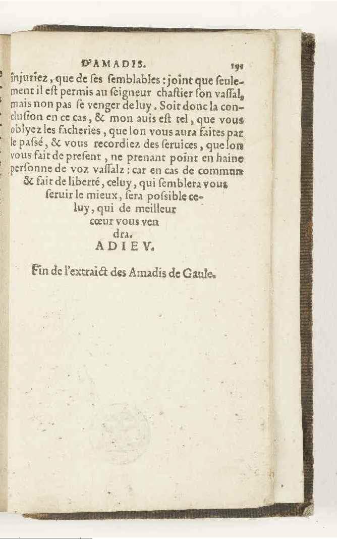 1563 - Jean van Waesberghe - Trésor des Amadis - Anvers Musée Plantin-Moretus
