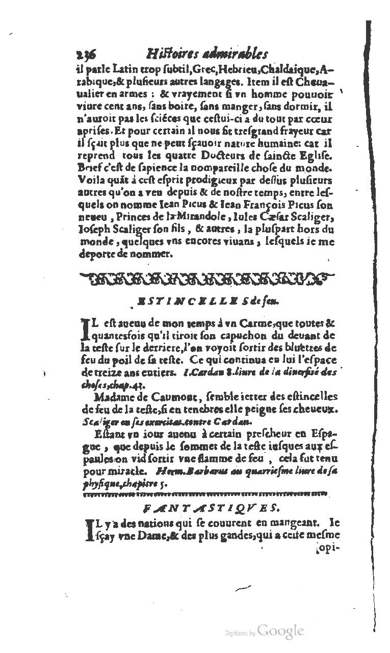 1610 - Paul Marceau - Trésor d’histoires admirables et mémorables - BSB Munich