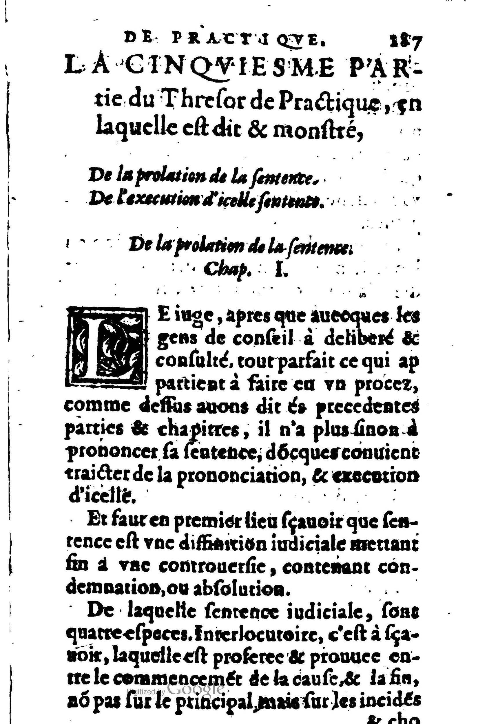 1605 - Pierre Rigaud - Trésor de pratique pour les juges - BM Lyon 1605 - Pierre Rigaud - Trésor de pratique pour les juges - BM Lyon