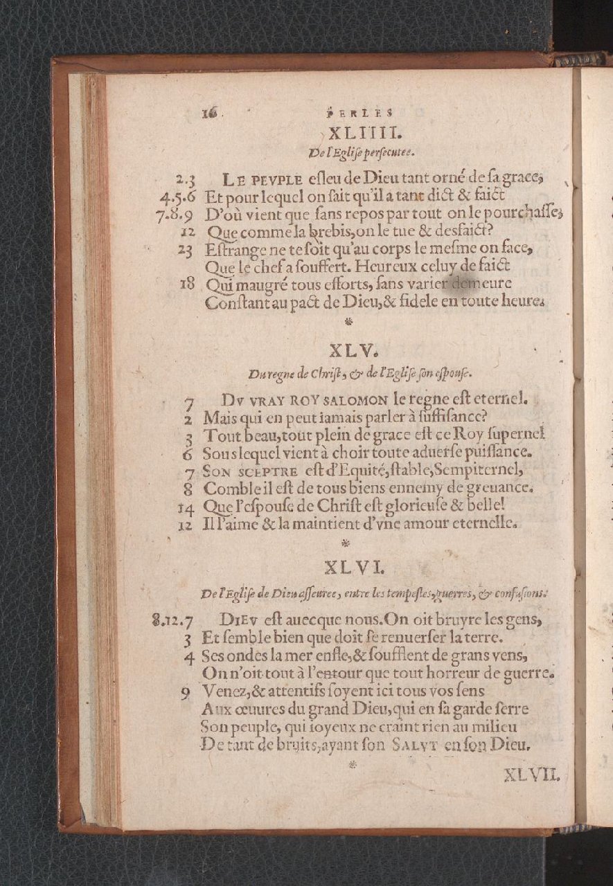 1577 - Jean de Laon - Trésor des 150 psaumes de David - Genève