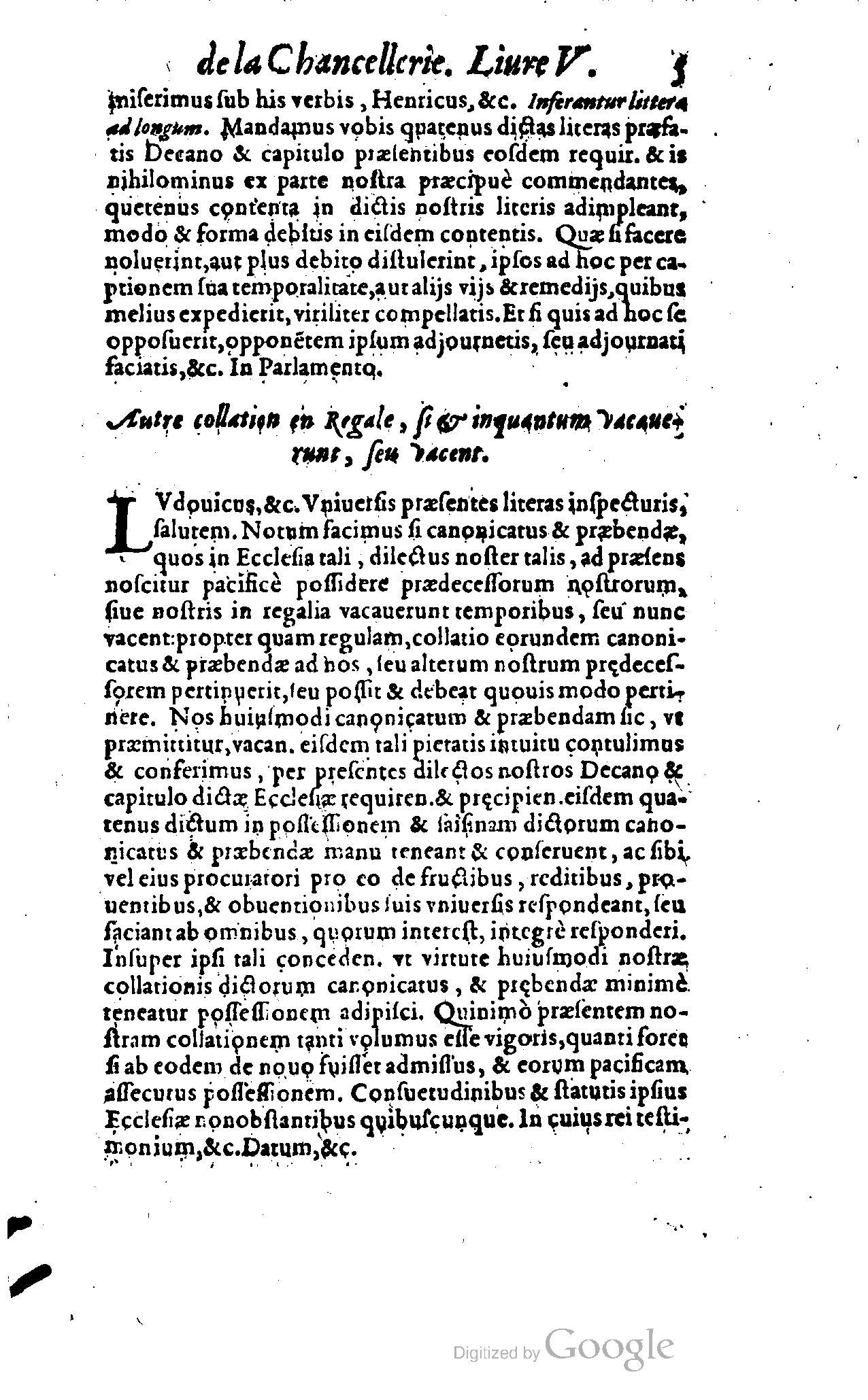 1614 - Jean Richer - Trésor du nouveau style et protocole de la chancellerie de France - BSB Munich