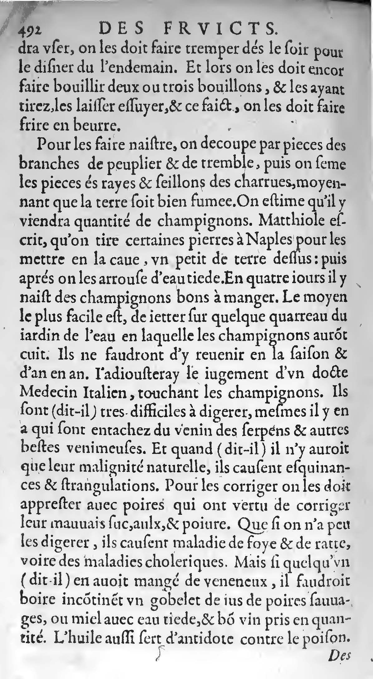 1607 - Étienne Servain et Jean Antoine Huguetan - Trésor de santé ou ménage de la vie humaine - BIU Santé