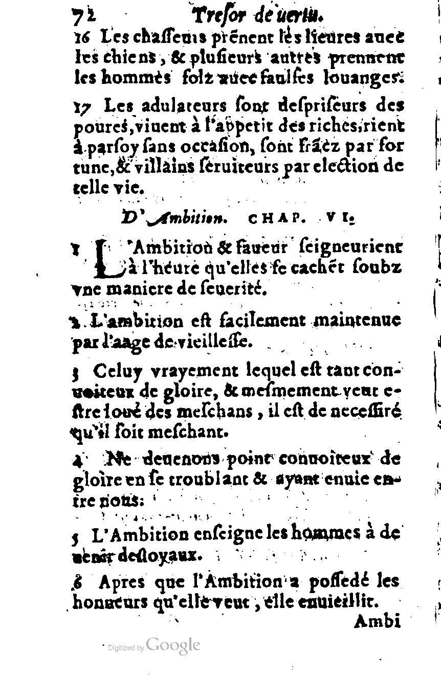 1576 - Benoît Rigaud - Trésor de vertu - British Library
