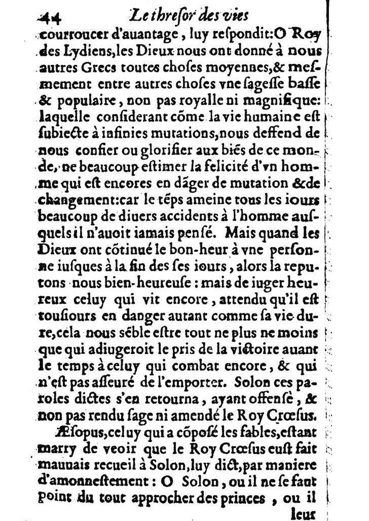 1611 - Pierre Rigaud - Trésor des vies de Plutarque - BM Lyon