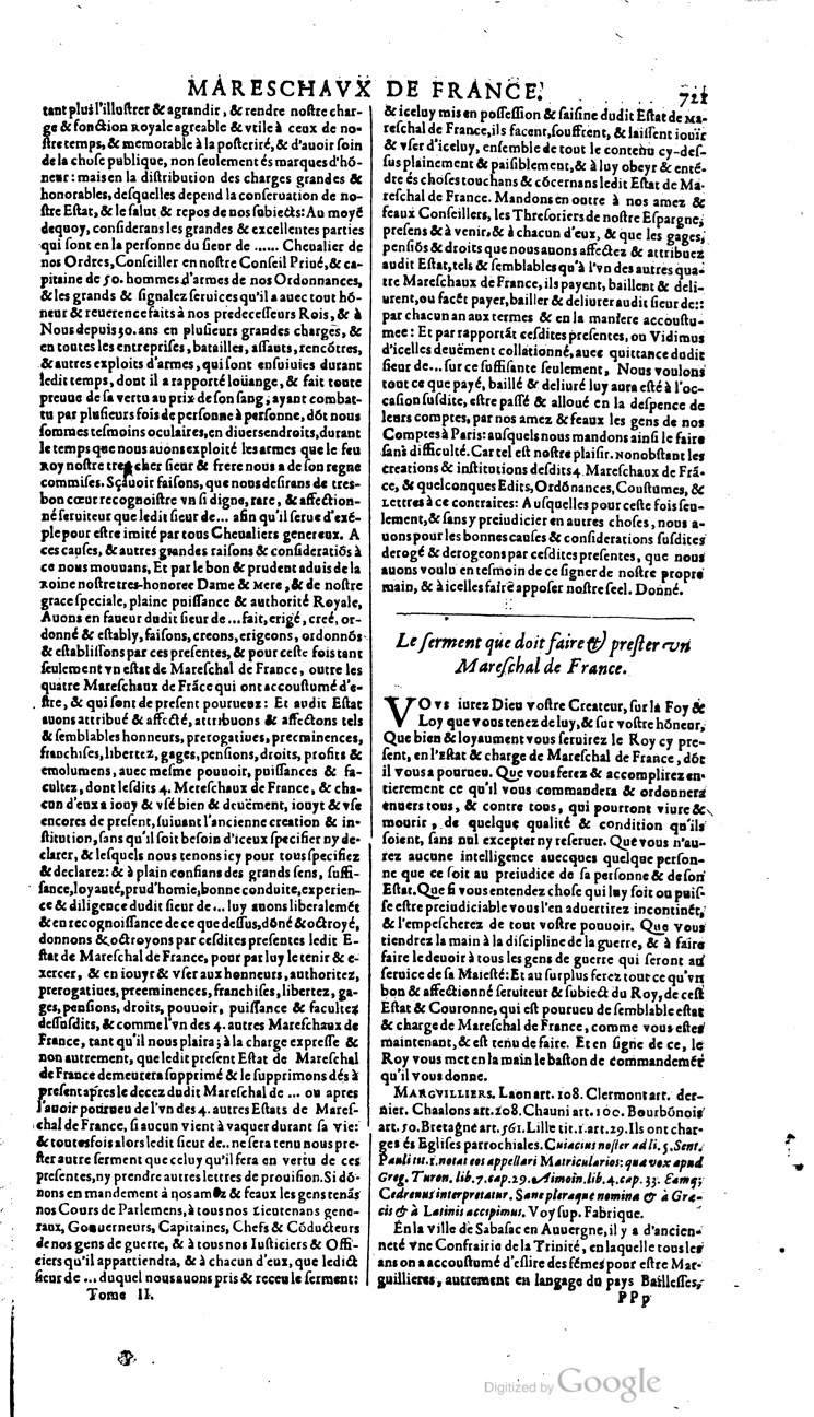 1629 - Veuve Nicolas Buon - Trésor du droit français (21754 T. 2) - BM Lyon