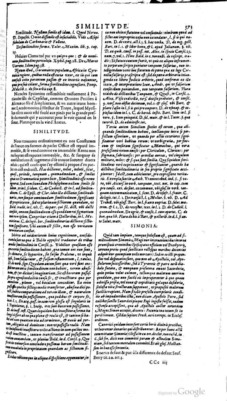 1629 - Veuve Nicolas Buon - Trésor du droit français (21754 T. 3) - BM Lyon