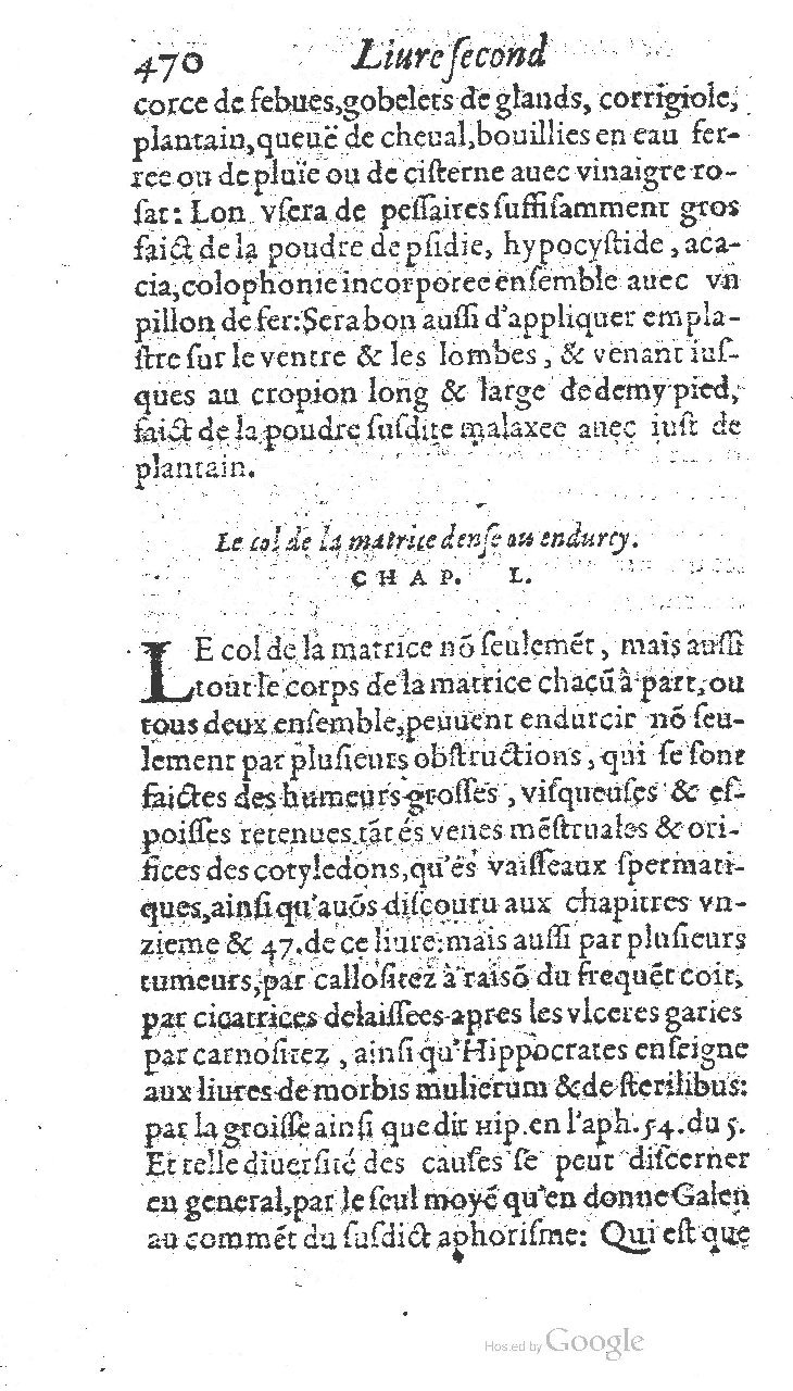 1585 - Jacques du Puis - Trésor des remèdes secrets pour les maladies des femmes - BnF