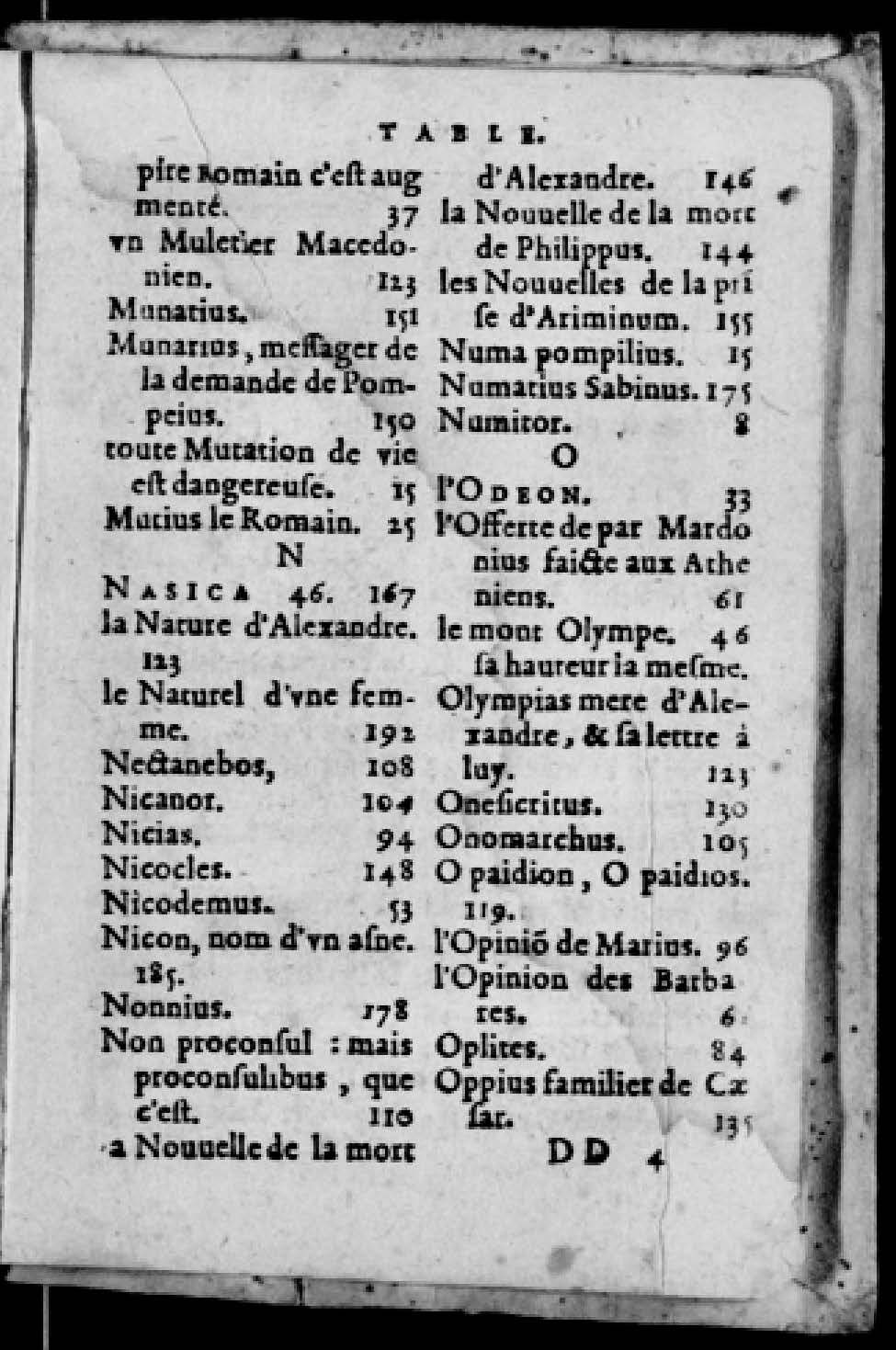 1574 - Benoît Rigaud - Trésor des vies de Plutarque - Avignon