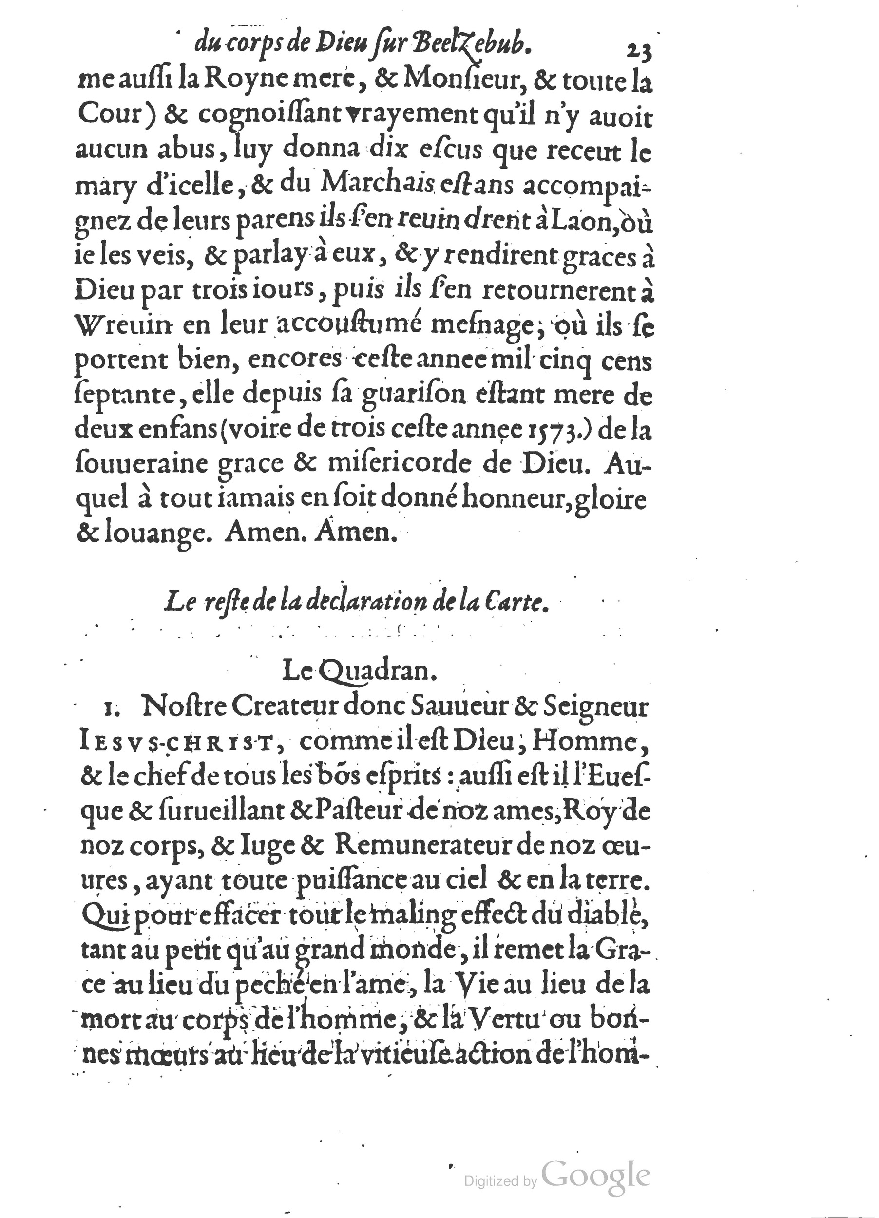 1578 - Nicolas Chesneau - Trésor et entière histoire de la triomphante victoire du corps de Dieu sur l’esprit malin - British Library 1578 - Nicolas Chesneau - Trésor et entière histoire de la triomphante victoire du corps de Dieu sur l’esprit malin - British Library