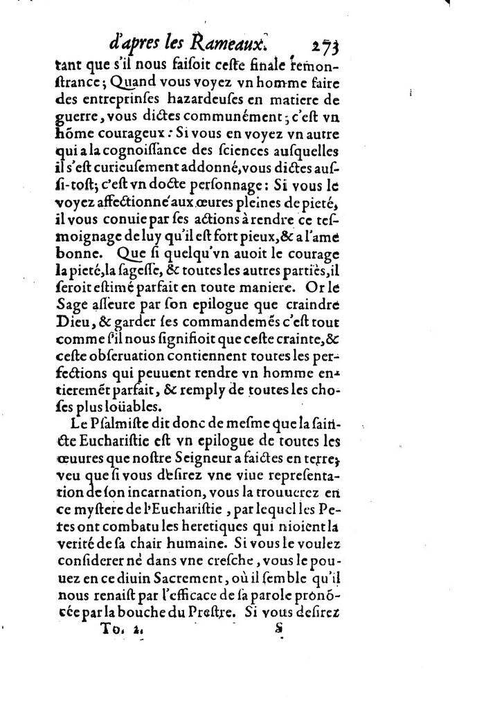 1607 - Nicolas Du Fossé - Trésor quadragésimal - T 02 - BM Lyon 1607 - Nicolas Du Fossé - Trésor quadragésimal - T 02 - BM Lyon