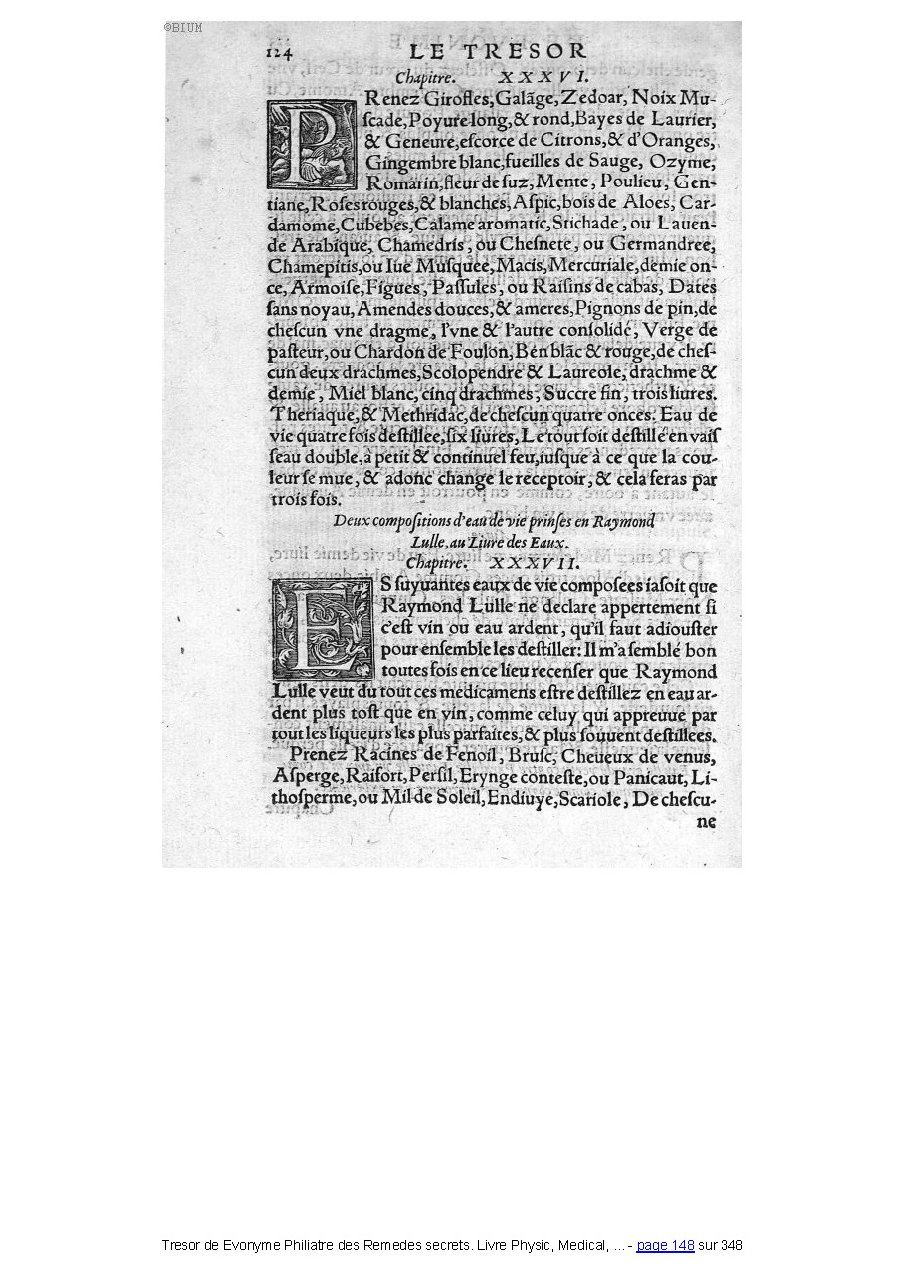 1555 - Balthazar Arnoullet - Trésor d’Évonyme Philiatre - Université Paris Cité