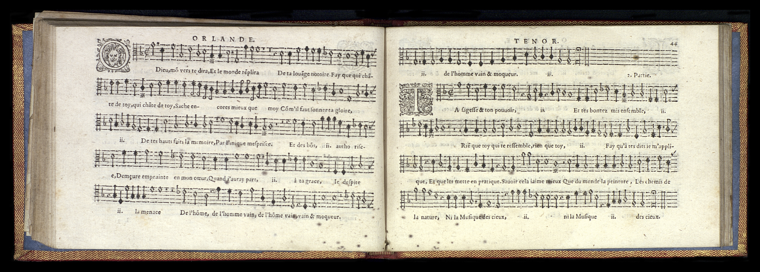1582 - [Pierre de Saint-André] - Trésor de musique d’Orlande de Lassus Tenor - Mons