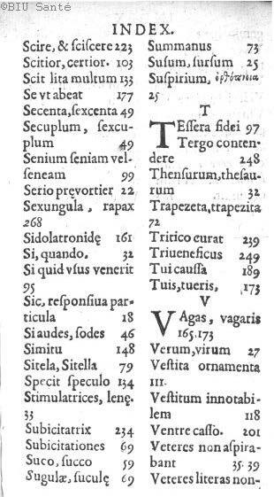 1612 - Thomas Portau - Trésor de chirurgie - BIU Santé
