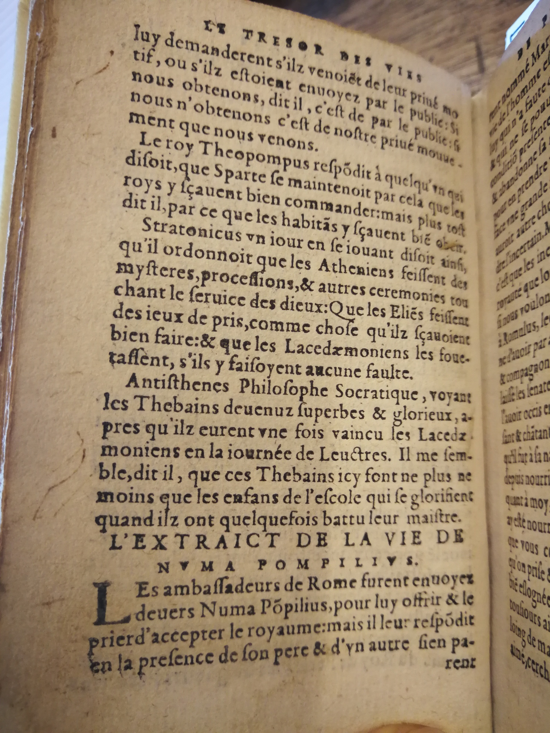 1569 - Benoît Rigaud - Trésor des vies de Plutarque - BNC Florence