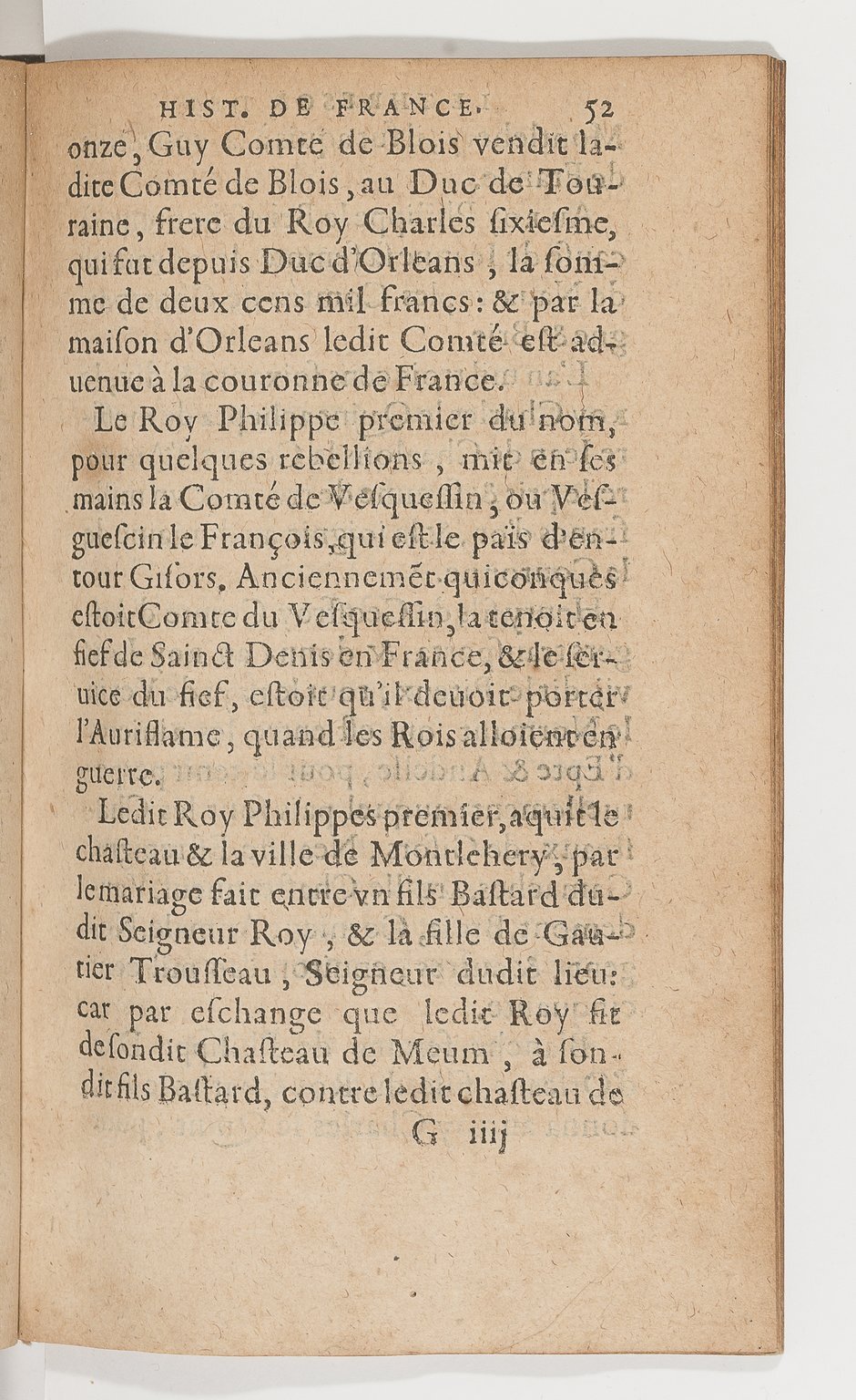 1583 - Galiot Corrozet - Trésor des histoires de France - BnF