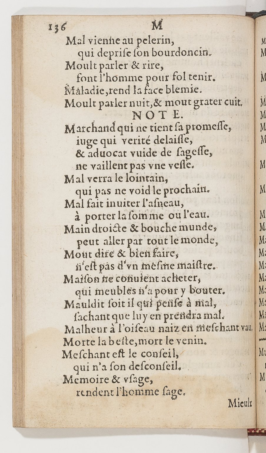 1577 - Jean d’Ogerolles - Trésor de sentences dorées - BnF Arsenal