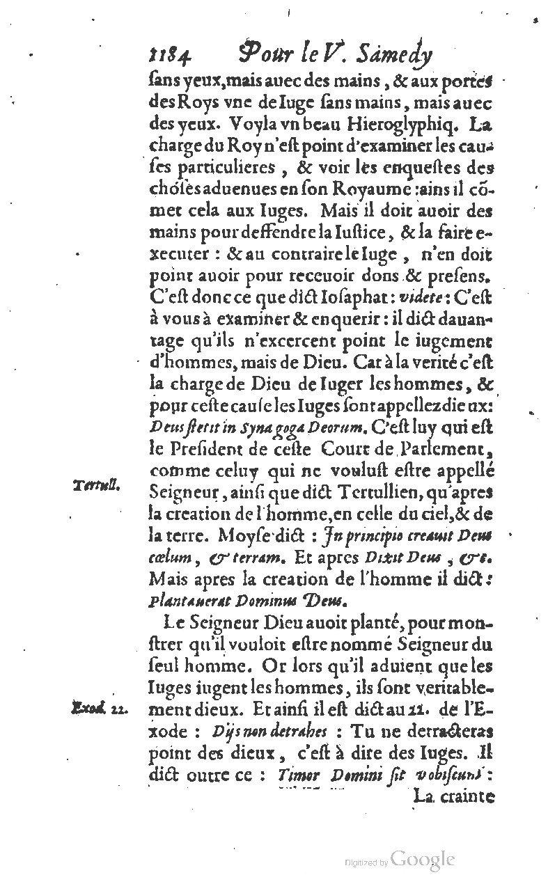 1607 - Nicolas Du Fossé - Trésor quadragésimal - T 01 - BM Lyon