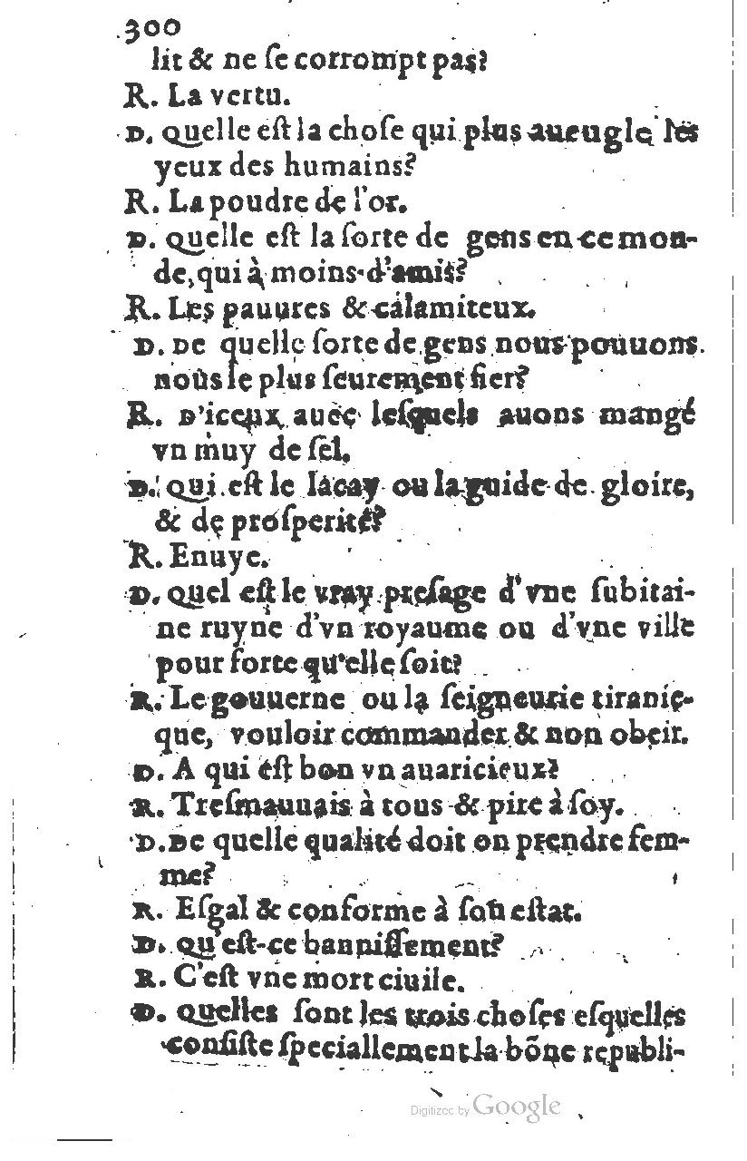 1581 - Nicolas Bonfons  - Trésor des sentences dorées - Princeton