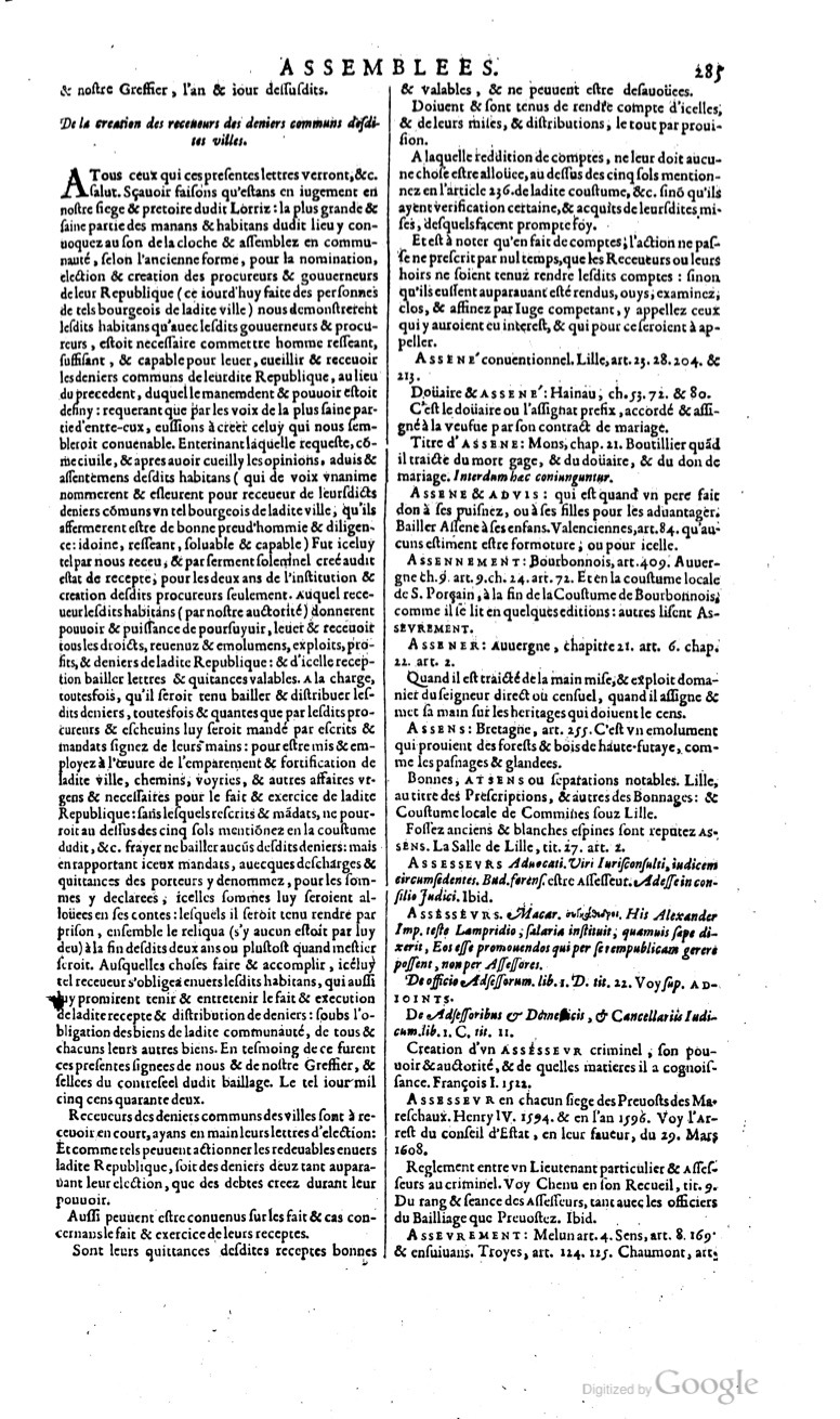 1629 - Veuve Nicolas Buon - Trésor du droit français (29620 T. 1) - BM Lyon