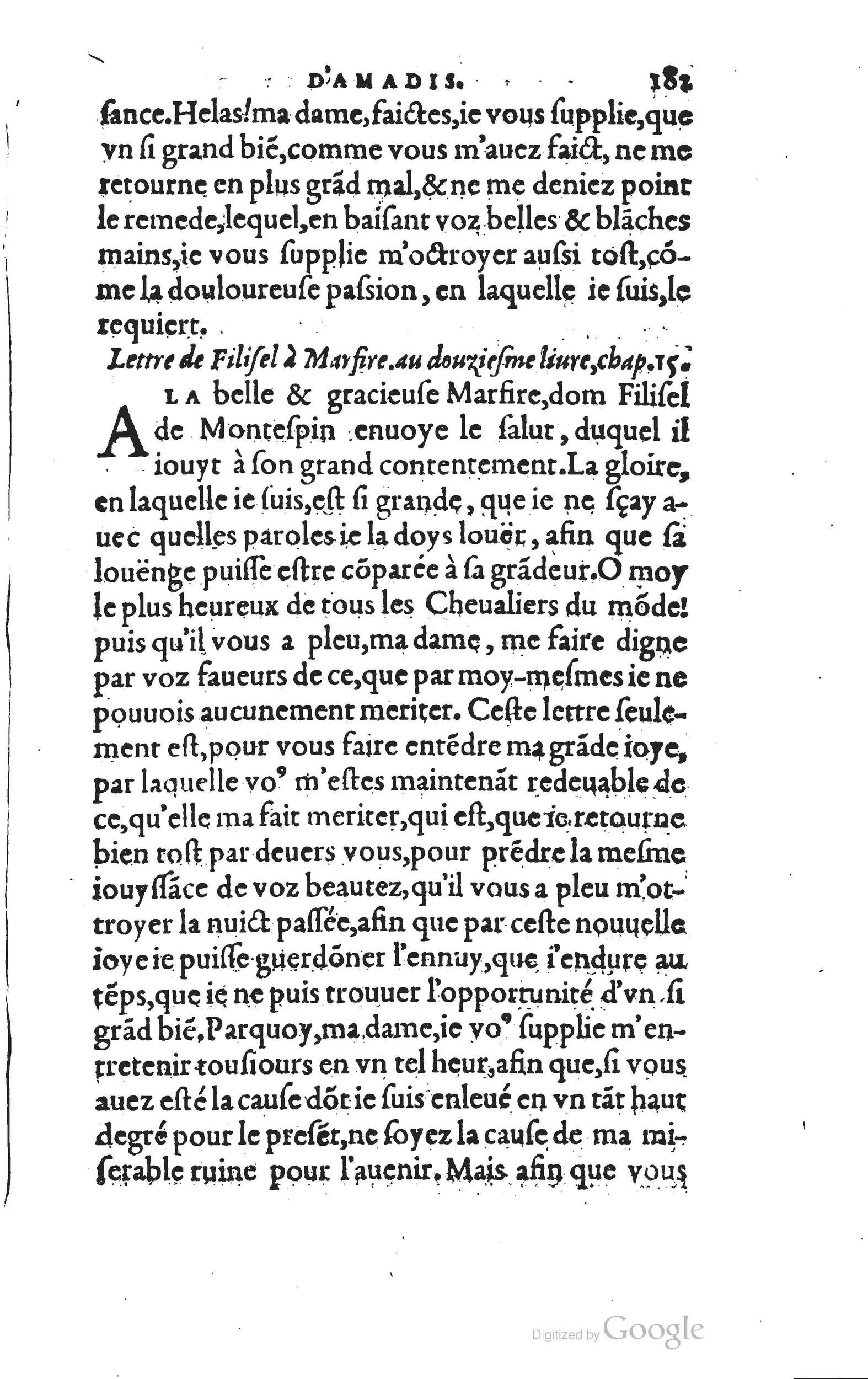 1560 - Vincent Sertenas et Gilles Robinot - Trésor des Amadis - British Library