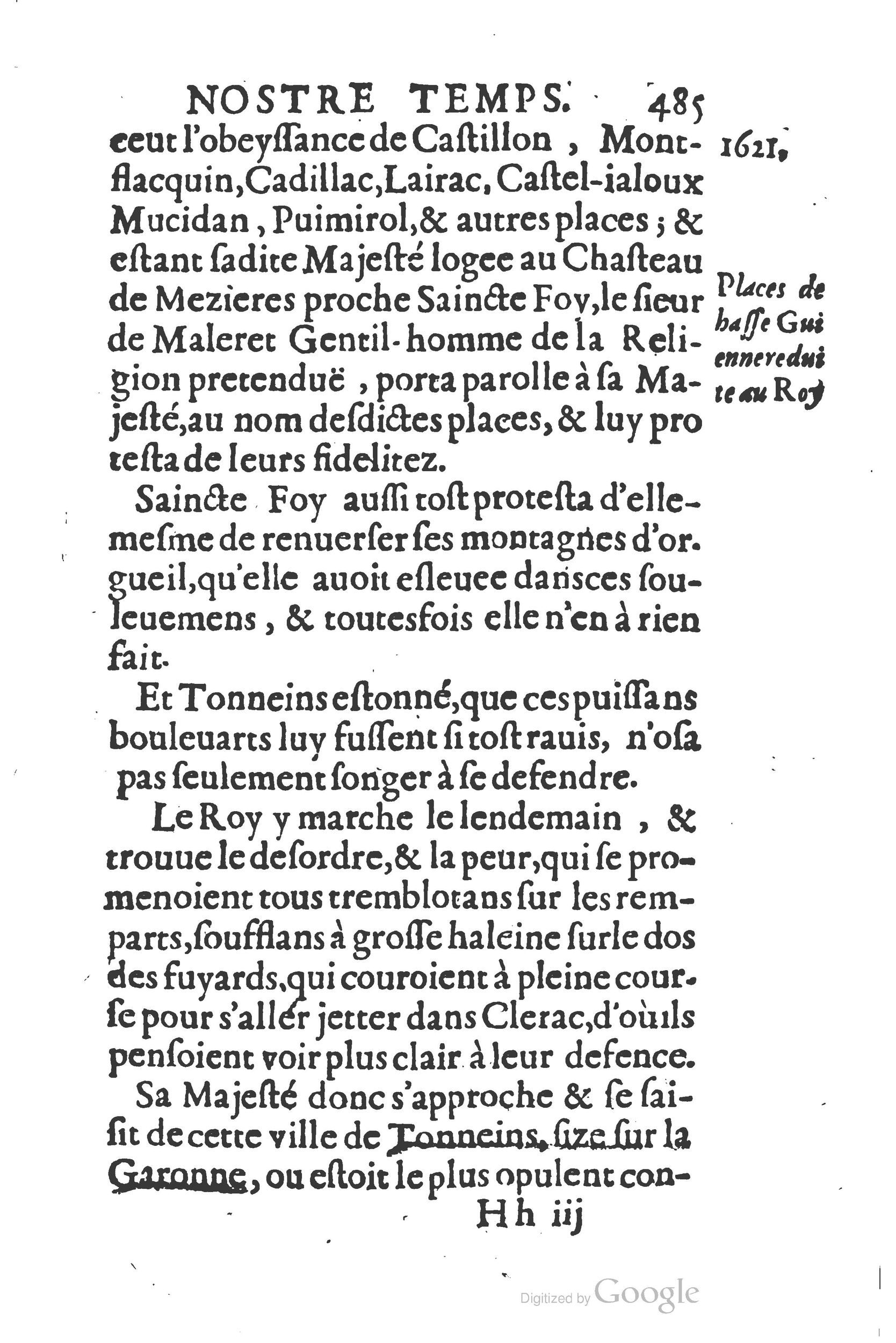 1626 - Joseph Bouillerot - Trésor de l’histoire générale de notre temps - BSB Munich