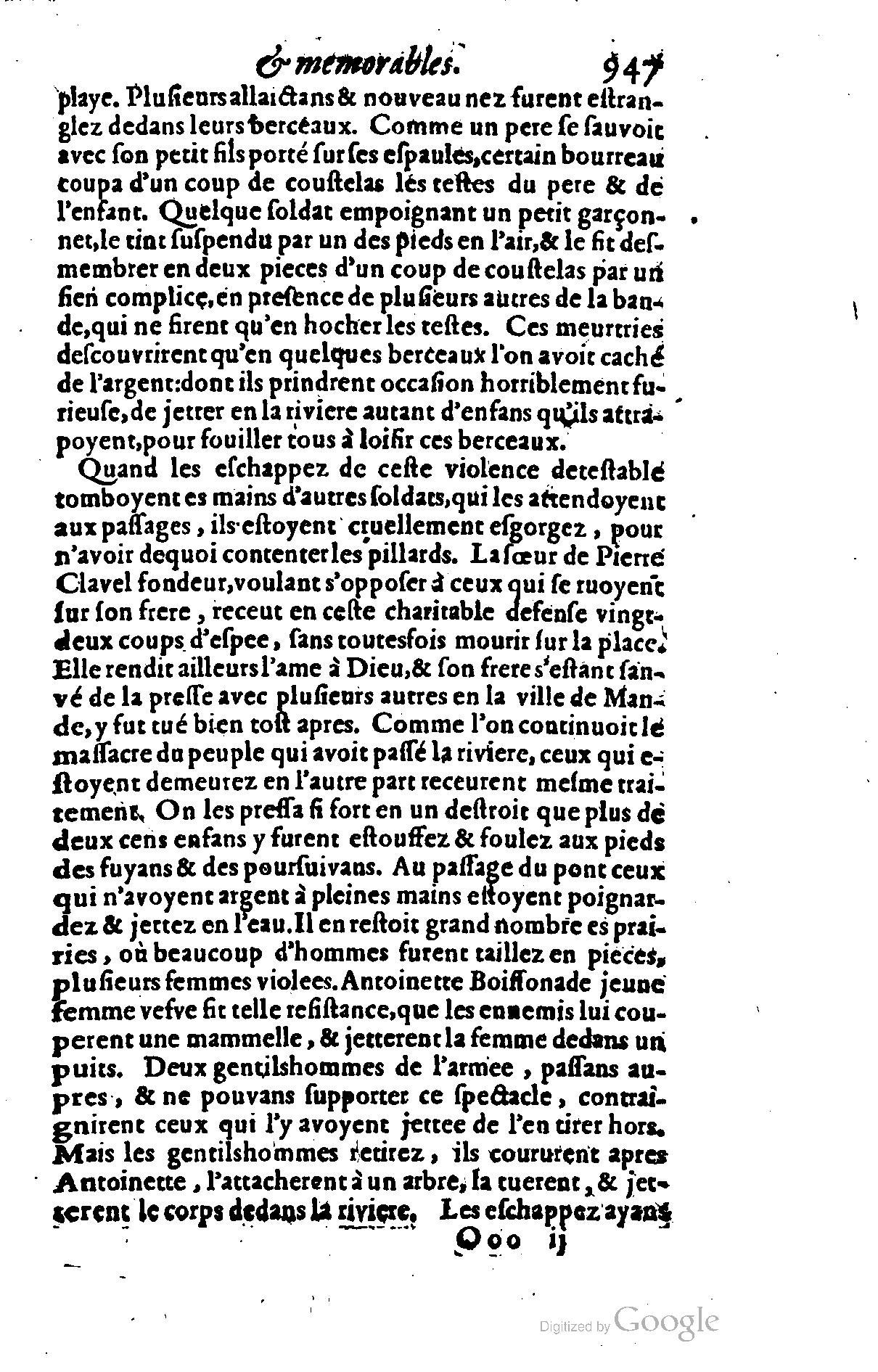 1628 - Jacques Crespin - Trésor d’histoires admirables et mémorables - BSB Munich