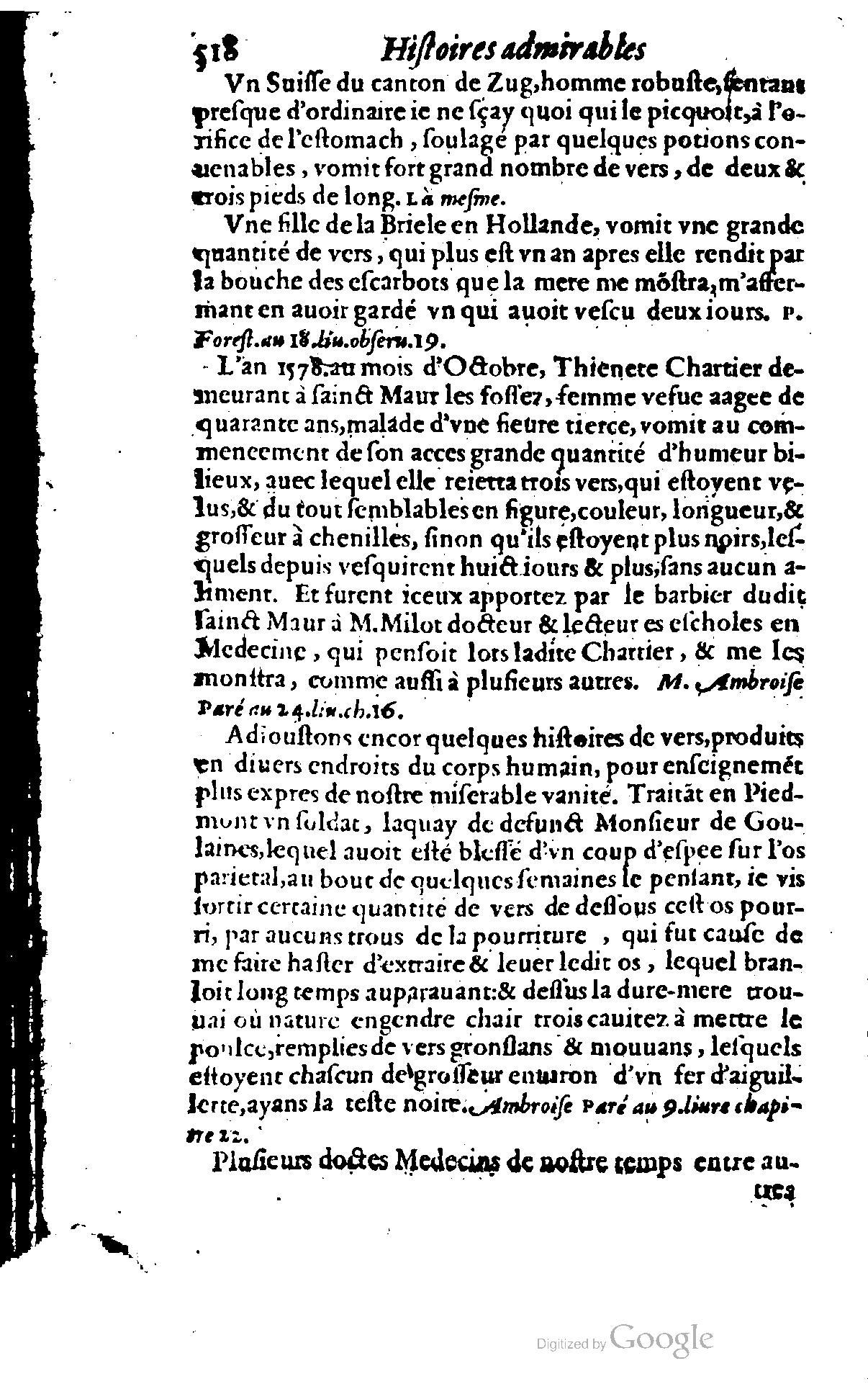 1620 - Samuel Crespin - Trésor d’histoires admirables et mémorables - BCU Lausanne 1620 - Samuel Crespin - Trésor d’histoires admirables et mémorables - BCU Lausanne
