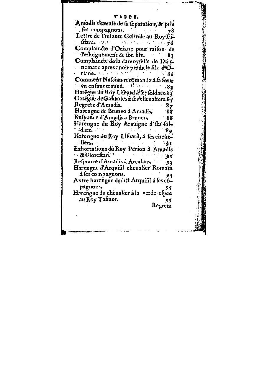 1572 - Veuve Gabriel Cotier - Trésor des Amadis - BM Lyon