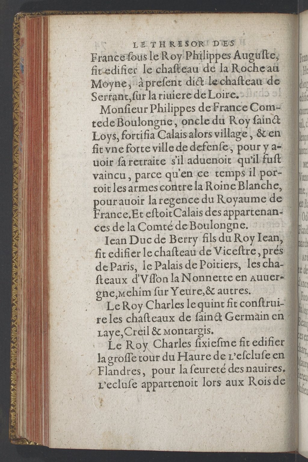 1603 - Galiot Corrozet - Trésor des histoires de France - BnF Tolbiac
