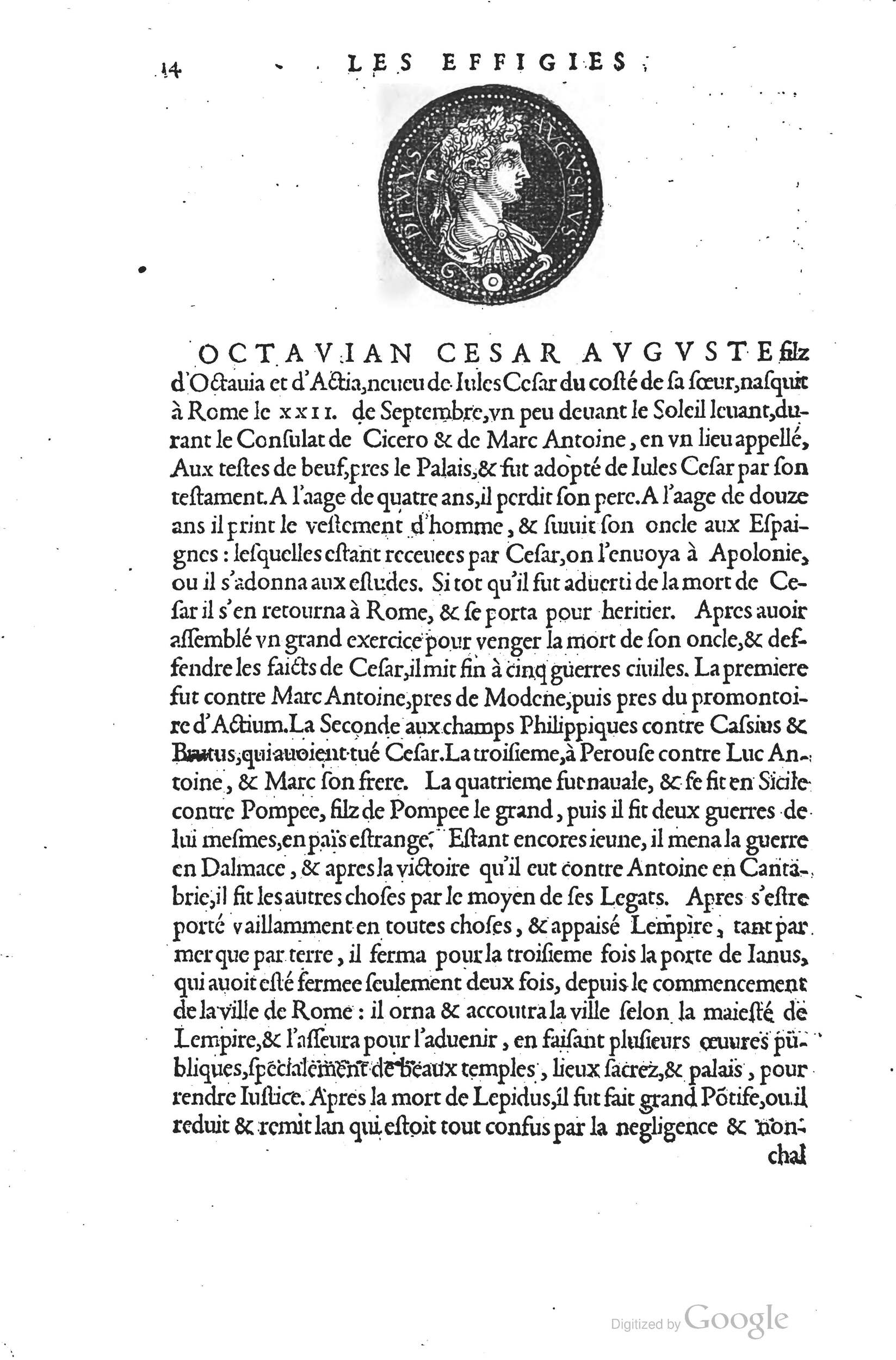 1553 - Jacopo Strada et Thomas Guérin - Épitome du Trésor des antiquités - Prague
