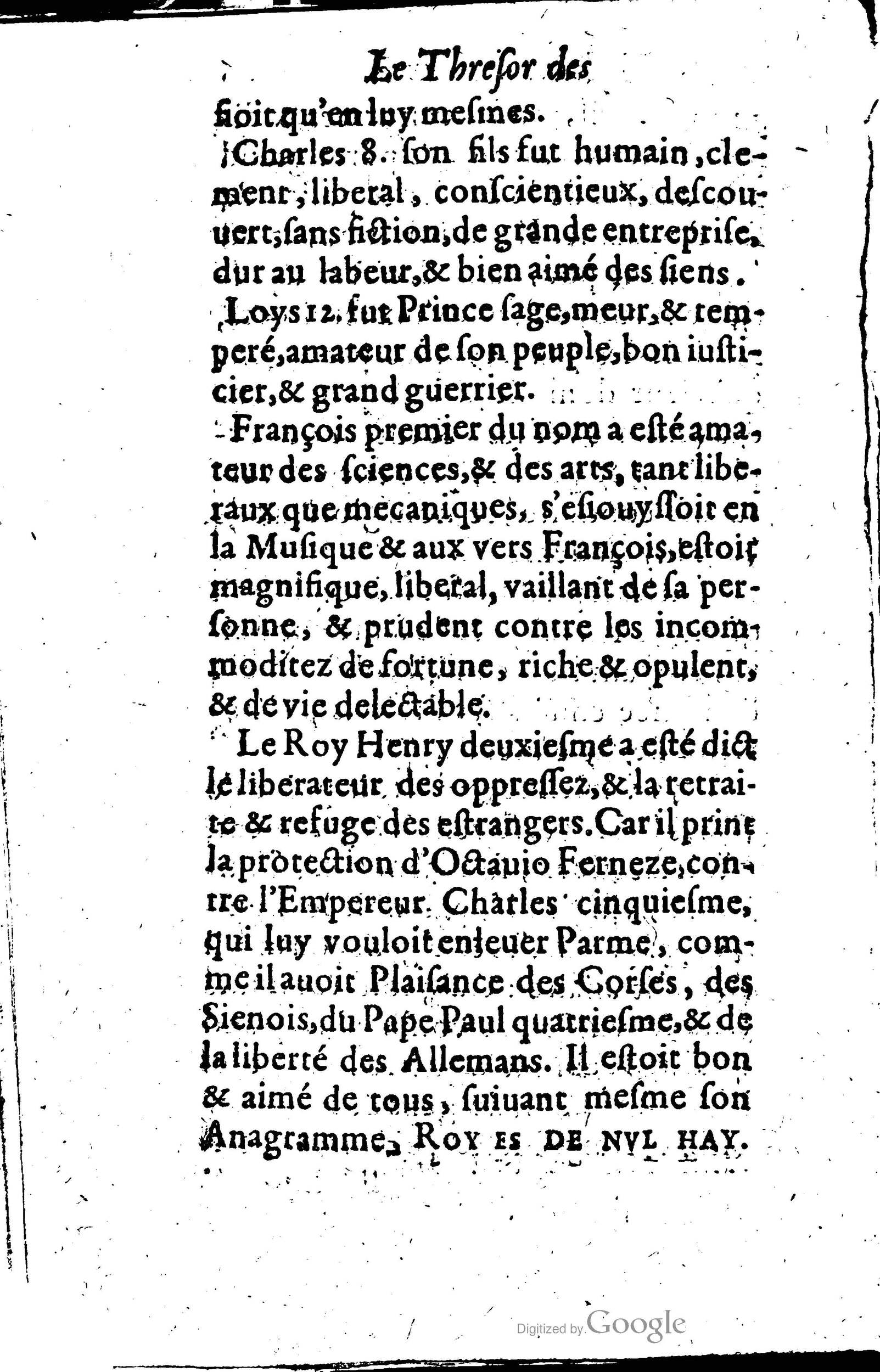 1619 - Jean Corrozet - Trésor des histoires de France - Anvers Musée Plantin-Moretus
