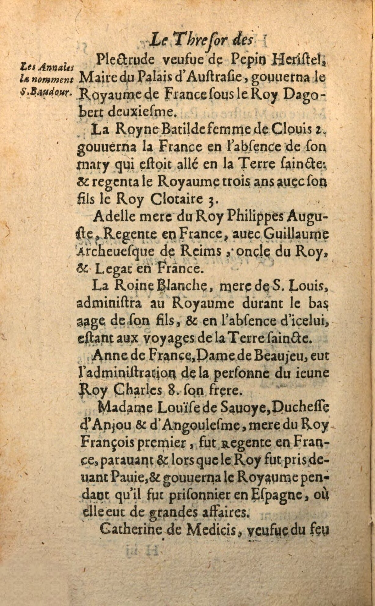 1639 - Jean Corrozet - Trésor des histoires de France - BSB Munich 1639 - Jean Corrozet - Trésor des histoires de France - BSB Munich