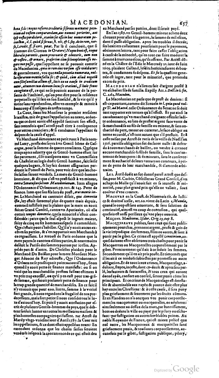 1629 - Veuve Nicolas Buon - Trésor du droit français (29620 T. 2) - BM Lyon