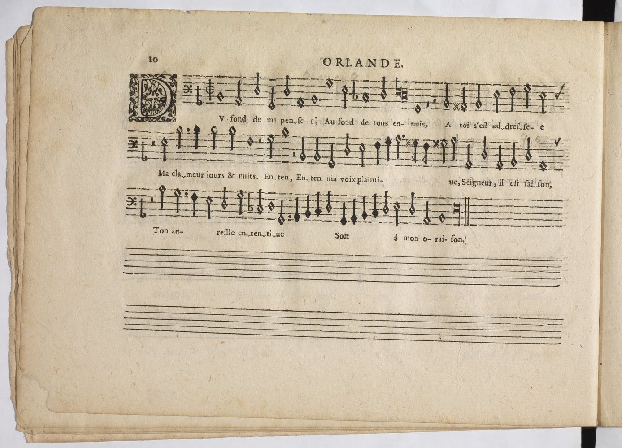 1594 - Paul Marceau - Trésor de musique d&#039;Orlande de Lassus, Superius, Bassus, Tenor, Quinta pars - BnF